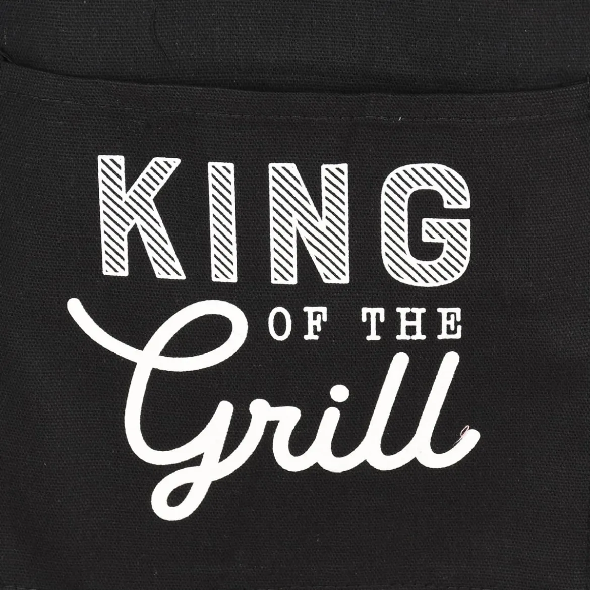 Grafik Werkstatt Schürze verstellbar King of the Grill schwarz weiß 66x85cm