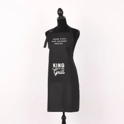 Grafik Werkstatt Schürze verstellbar King of the Grill schwarz weiß 66x85cm