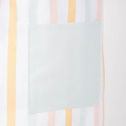 Grafik Werkstatt Schürze verstellbar In meiner Küche wird getanzt Streifen weiß bunt 66x85cm