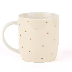 Grafik Werkstatt Tasse Gute Laune Gute-Laune-Tasse Punkte weiß bunt 300ml