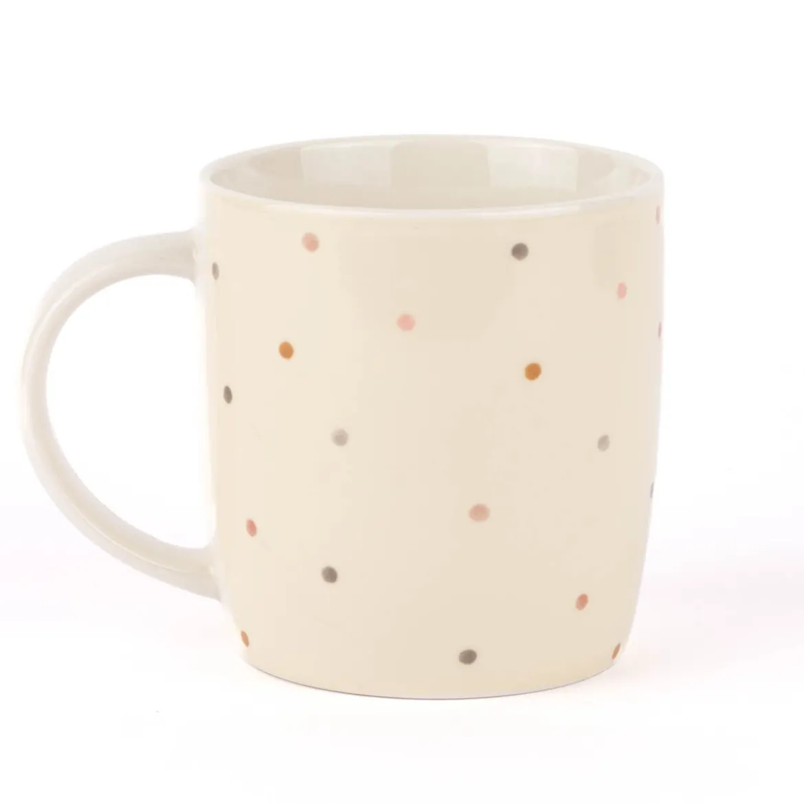 Grafik Werkstatt Tasse Gute Laune Gute-Laune-Tasse Punkte weiß bunt 300ml