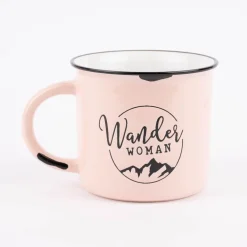 Grafik Werkstatt Tasse Vintage Bergglück aus Keramik in Emaille-Optik verschiedene Motive 400ml