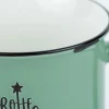 Grafik Werkstatt Tasse Vintage Weihnachten Frohe Weihnachten grün schwarz weiß 400ml