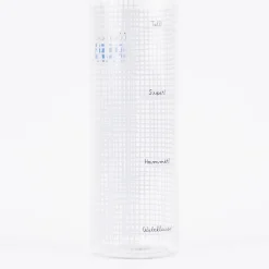 Grafik Werkstatt Trinkflasche aus Glas Weltbester Papa kariert 550ml