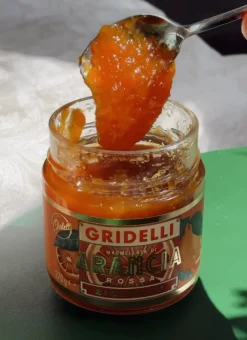GRIDELLI Bio Blutorangenmarmelade Marmelatta Di Arancia Rosa Biologico 270gr