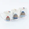 Große Tasse Seelöwe mit Mütze Keramik weiß blau rot versch. Motive 400ml