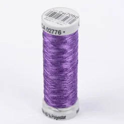 Gütermann Metallic Effektgarn Nähgarn Stickgarn Metalleffekt-Faden Metallic Farbnr. 7050 lila 200 Meter/Spule