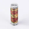 Gütermann Metallic Effektgarn Nähgarn Stickgarn Metalleffekt-Faden Metallic Farbnr. 7027 rot grün gold 200 Meter/Spule