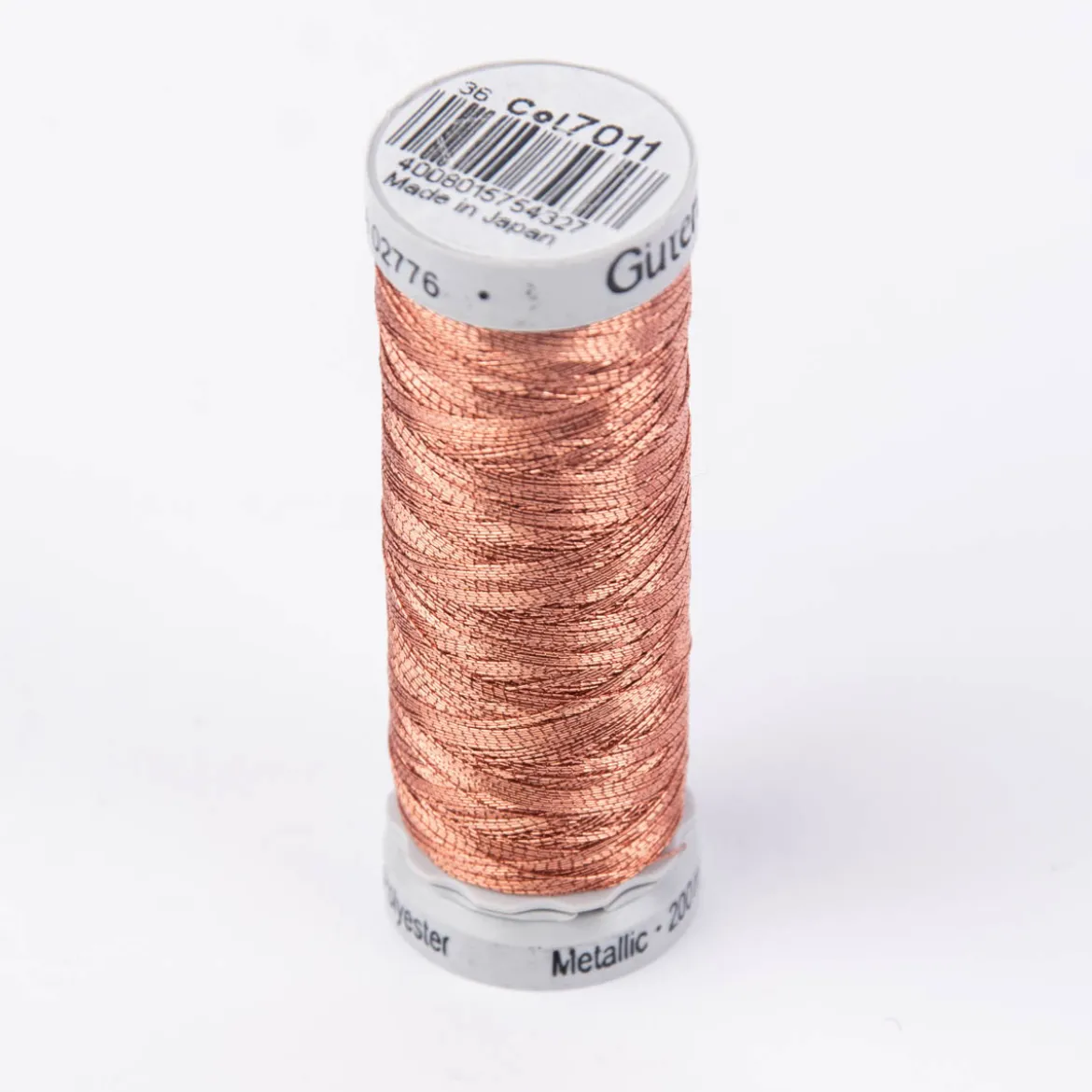 Gütermann Metallic Effektgarn Nähgarn Stickgarn Metalleffekt-Faden Metallic Farbnr. 7011kupfer 200 Meter/Spule