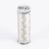 Gütermann Metallic Effektgarn Nähgarn Stickgarn Metalleffekt-Faden Metallic Farbnr. 7001 weiß 200 Meter/Spule