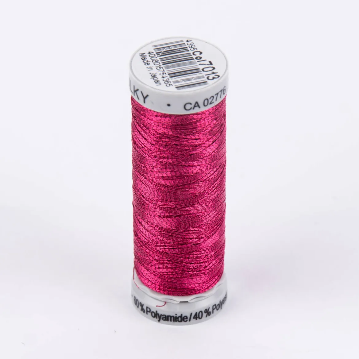 Gütermann Metallic Effektgarn Nähgarn Stickgarn Metalleffekt-Faden Metallic Farbnr. 7013 pink 200 Meter/Spule