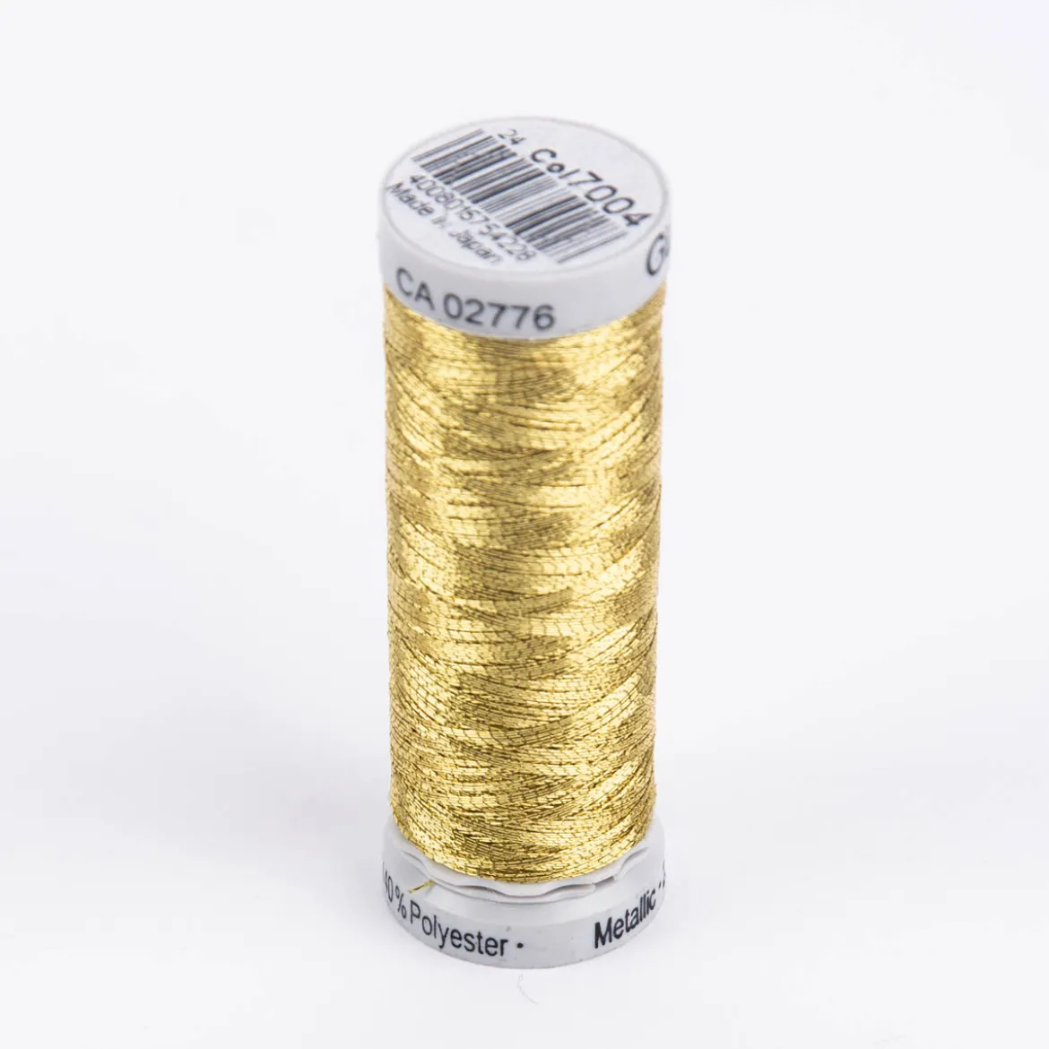 Gütermann Metallic Effektgarn Nähgarn Stickgarn Metalleffekt-Faden Metallic Farbnr. 7004 gold 200 Meter/Spule