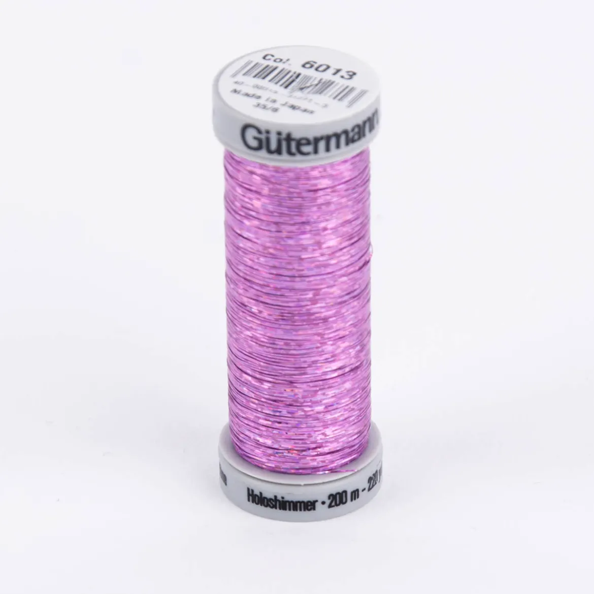 Gütermann SULKY Holoschimmer Metallic-Effektgarn Stickgarn Metalleffekt-Faden Farbnr. 6013 flieder 200 m