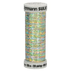 Gütermann SULKY Holoschimmer Metallic-Effektgarn Stickgarn Metalleffekt-Faden Farbnr. 6046 multicolor 200 m