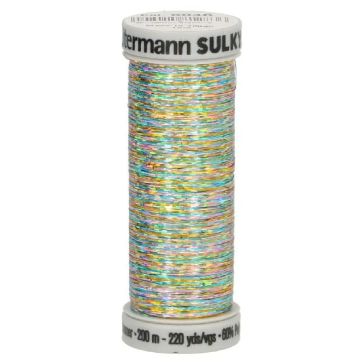 Gütermann SULKY Holoschimmer Metallic-Effektgarn Stickgarn Metalleffekt-Faden Farbnr. 6046 multicolor 200 m