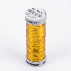 Gütermann SULKY Sliver Metallic-Effektgarn Stickgarn Metalleffekt-Faden Farbnr. 8007 gold 200m