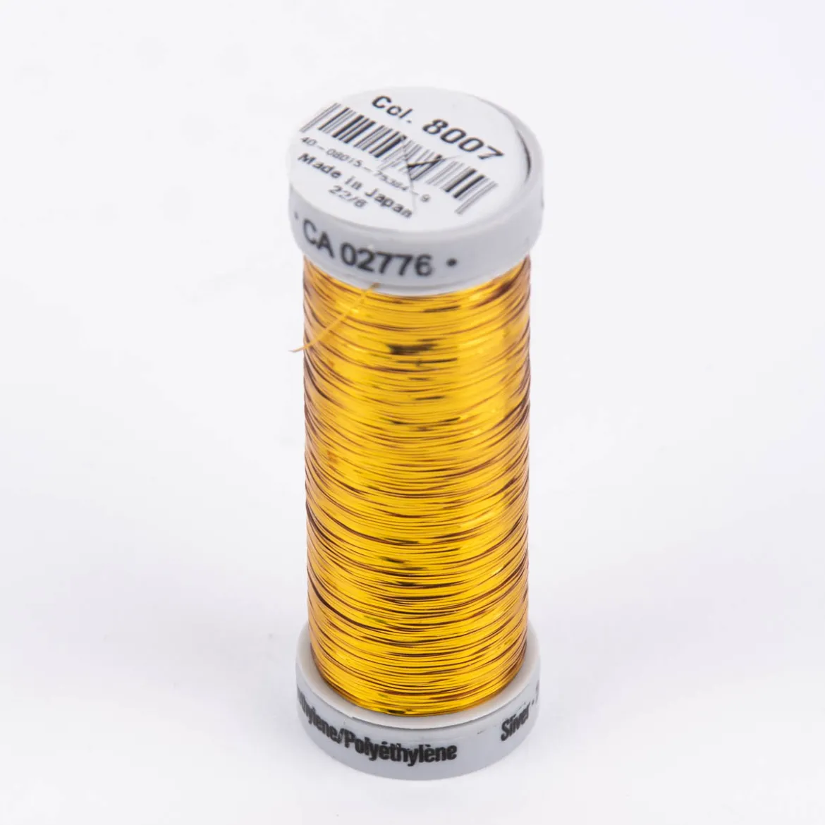 Gütermann SULKY Sliver Metallic-Effektgarn Stickgarn Metalleffekt-Faden Farbnr. 8007 gold 200m