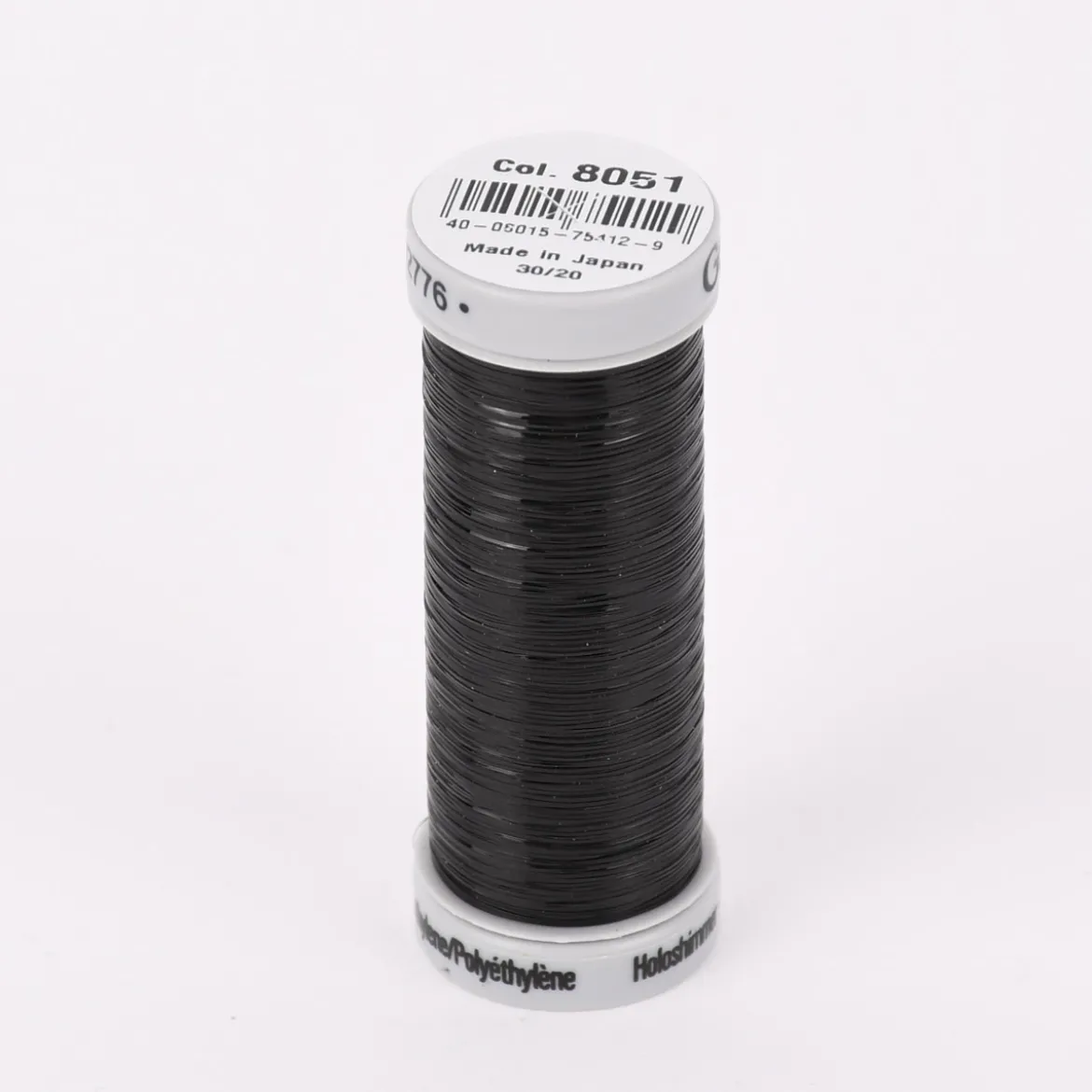 Gütermann SULKY Sliver Metallic-Effektgarn Stickgarn Metalleffekt-Faden Farbnr. 8051 schwarz 200m