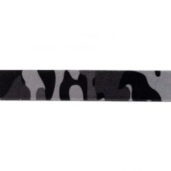Gummi Band Camouflage Tarn grau Breite: 2,5cm