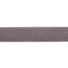 Gummi Band dunkelgrau meliert Meterware Breite: 4cm