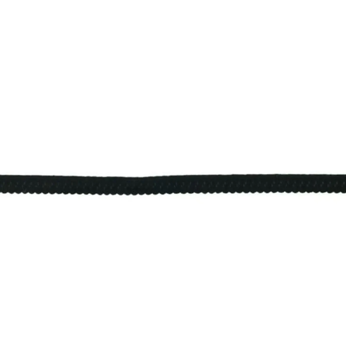 Gummiband Elastic Abschlussspitze Zierband schwarz Breite: 1,2cm