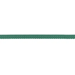 Gummiband Elastic Abschlussspitze Schrägband altgrün dunkel Breite: 1,2cm