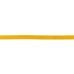 Gummiband Elastic Abschlussspitze Schrägband ocker Breite: 1,2cm