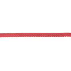 Gummiband Elastic Abschlussspitze Schrägband koralle Breite: 1,2cm