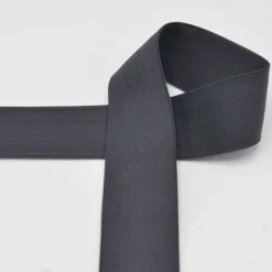 Gummiband elastisch anthrazit Breite: 4cm