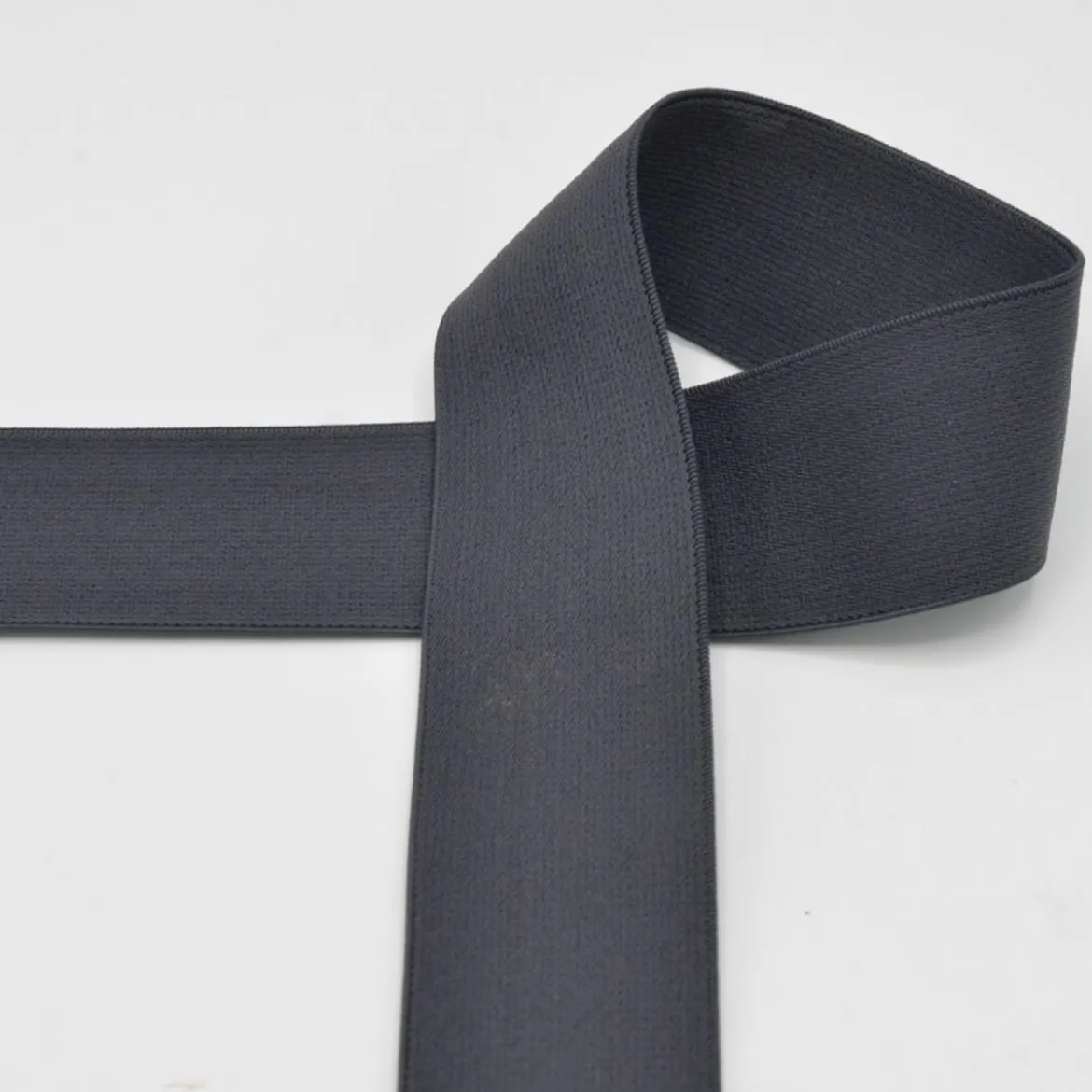 Gummiband elastisch anthrazit Breite: 4cm