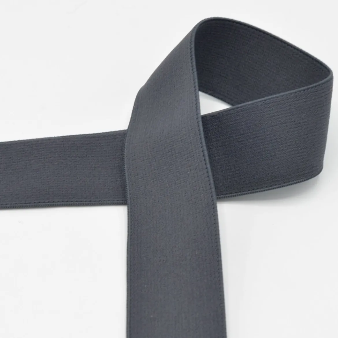 Gummiband elastisch anthrazit Breite: 3cm