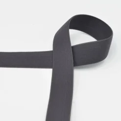 Gummiband elastisch anthrazit Breite: 2,5cm