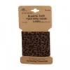 Gummiband elastisch Leomuster braun dunkelbraun schwarz Breite: 8mm 3m