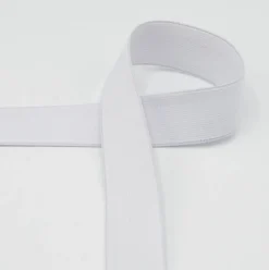 Gummiband elastisch weiß Breite: 2,5cm