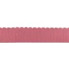 Gummiband gerippt Wellenkante altrosa Breite: 3,5cm