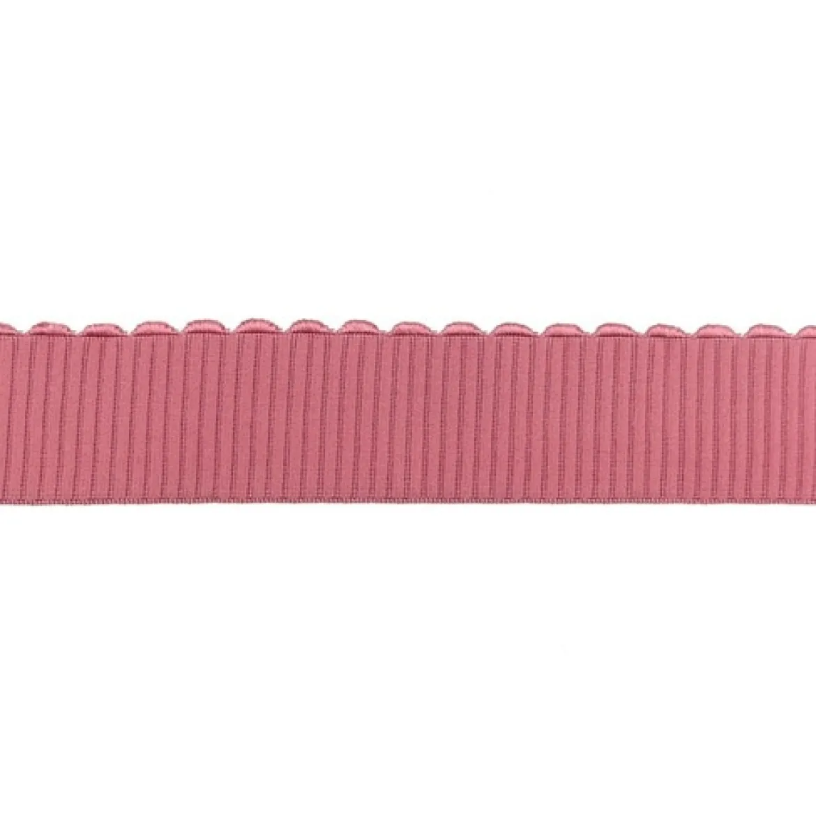 Gummiband gerippt Wellenkante altrosa Breite: 3,5cm