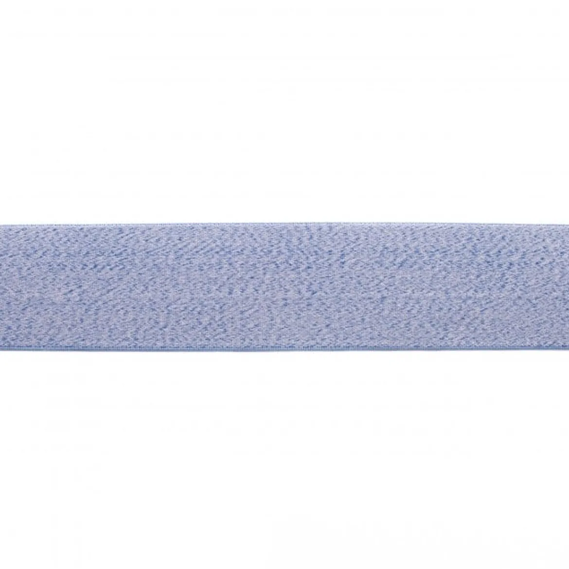 Gummi Band jeansblau meliert Meterware Breite: 4cm