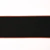 Gummiband mit farbigem Rand schwarz orange Breite: 4cm