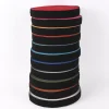 Gummiband mit farbigem Rand schwarz gelb Breite: 4cm
