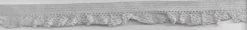 Gummiband mit Rüschen grau Breite: 1,5cm