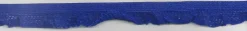Gummiband mit Rüschen royalblau Breite: 1,5cm