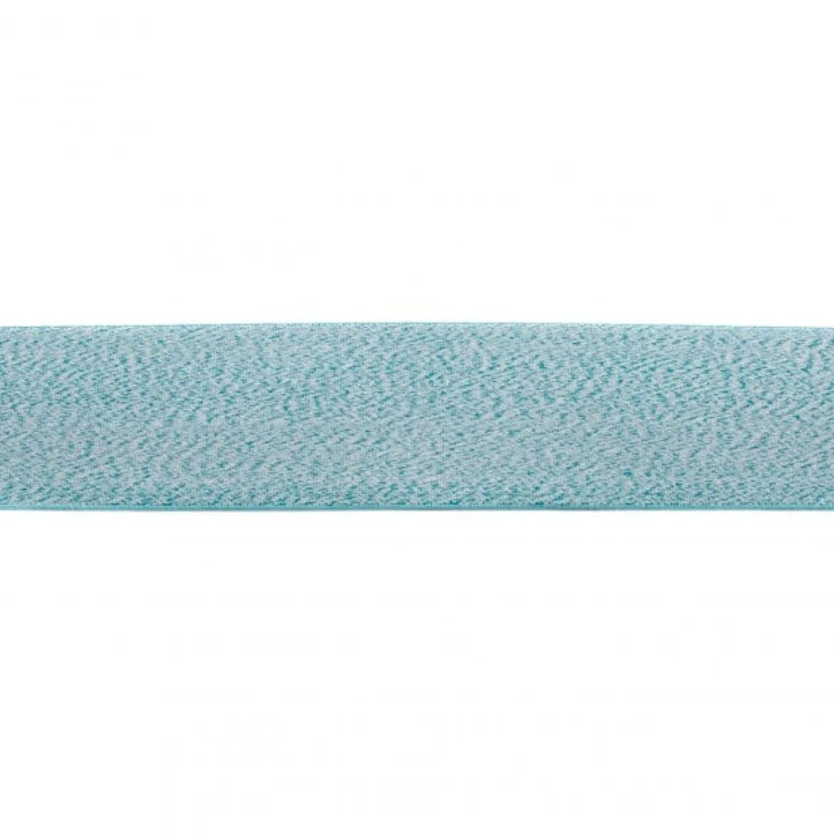 Gummi Band petrol meliert Meterware Breite: 4cm