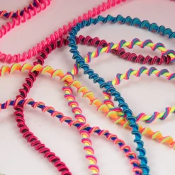 Gummi Band Zyklon gedreht blau 6mm Stärke