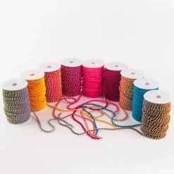 Gummi Band Zyklon gedreht blau 6mm Stärke