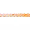Gummi Pailletten orange Breite: 2cm