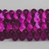 Gummi Pailletten pink Breite: 3cm