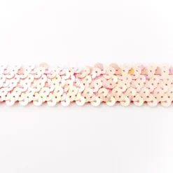 Gummi Pailletten rosa Breite: 3cm