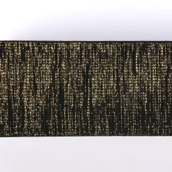 Gummi schwarz gold metallic Breite: 6cm