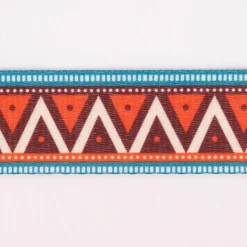 Gurtband Chevron Zick-Zack Luca bunt Breite: 4cm