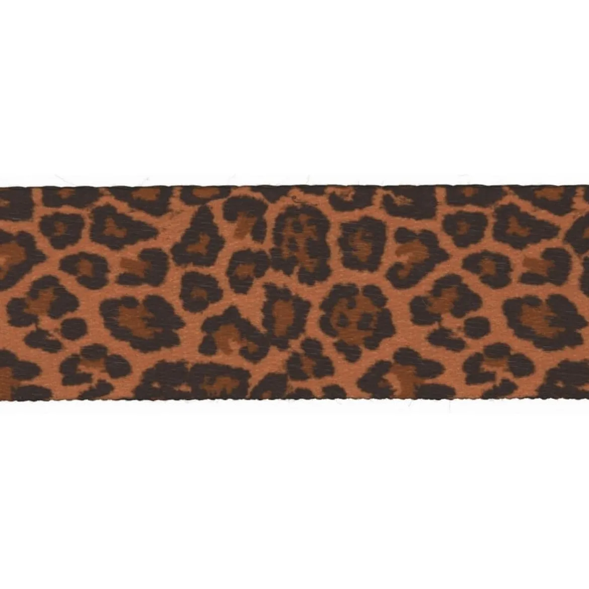 Gurtband Deko gemustert Leomuster braun schwarz Breite: 4cm
